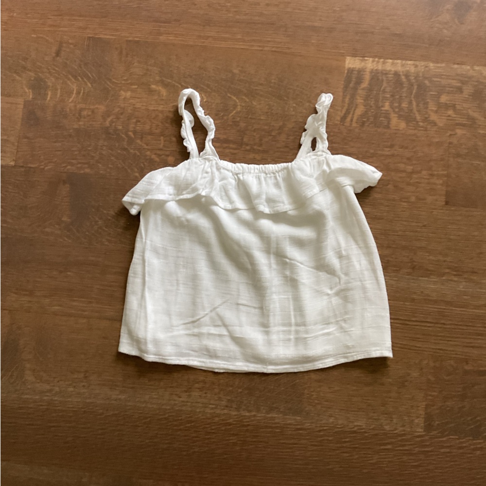 White Sleeveless Top Abercrombie Kids size 13/14